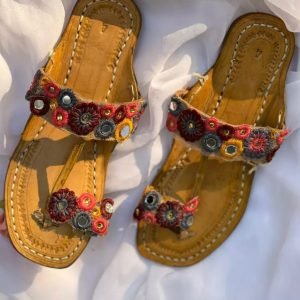 Farley mirror multicolor Work Wedding kolhapuri