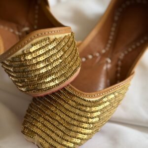 Inspiro Golden Beed Embroidery Jutti.