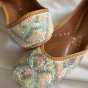 Denz Multi Color Embroidery Jutti.