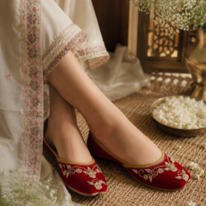 Klosh Red Jutti